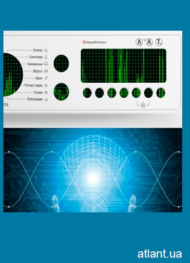 Система самодиагностики стиральной машины АТЛАНТ 70C1010 Smart|Action