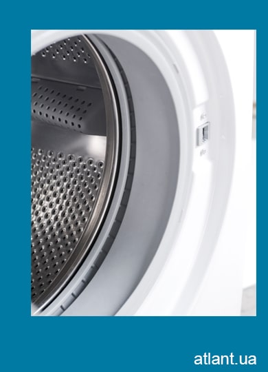 Большое загрузочное отверстие стиральной машины АТЛАНТ 70C1010 Smart|Action