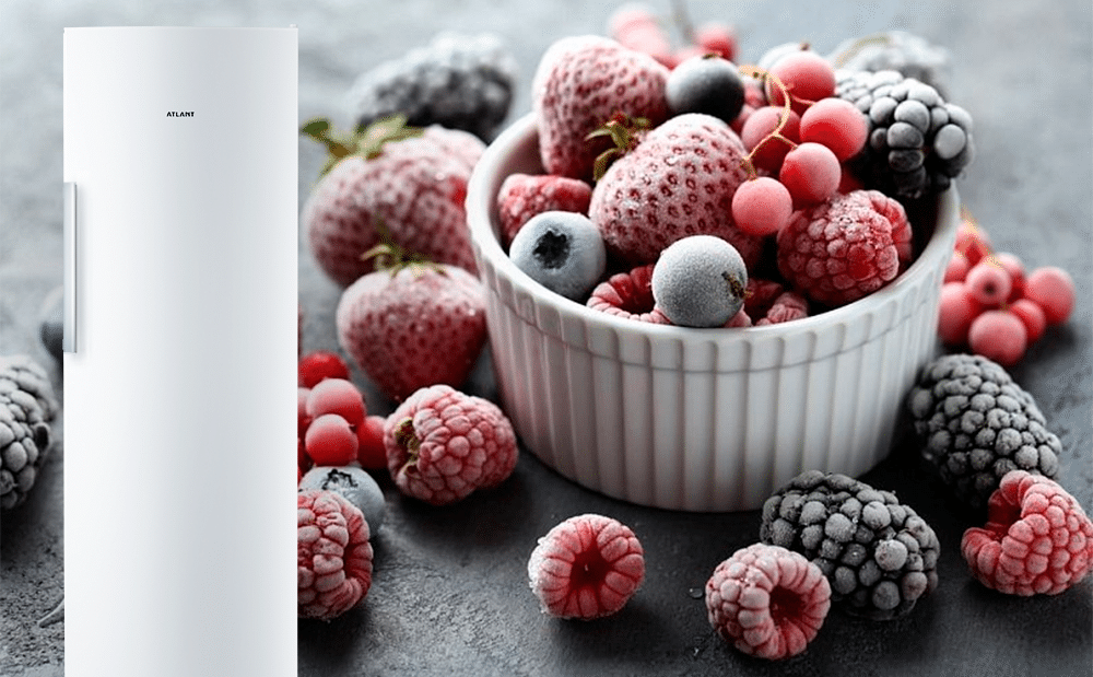Как правильно замораживать и хранить ягоды в морозильной камере ATLANT