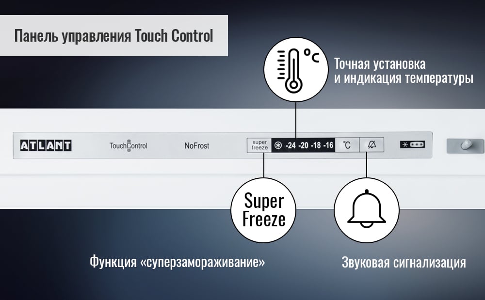 touch control панель управления